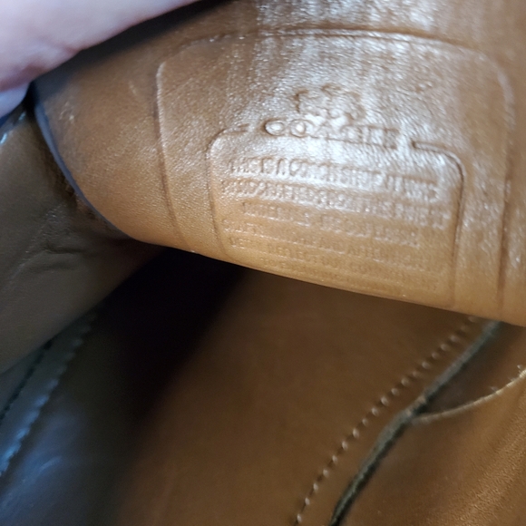 COACH Mens Derby Brown Leather, Laced Shoe, Size 9.5 - Picture 8 of 11